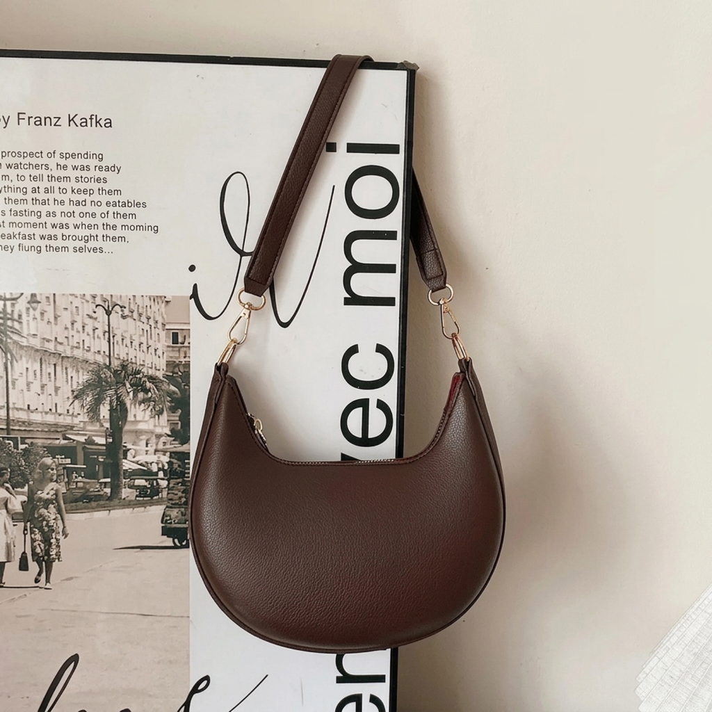 Bolso Medialuna Vintage