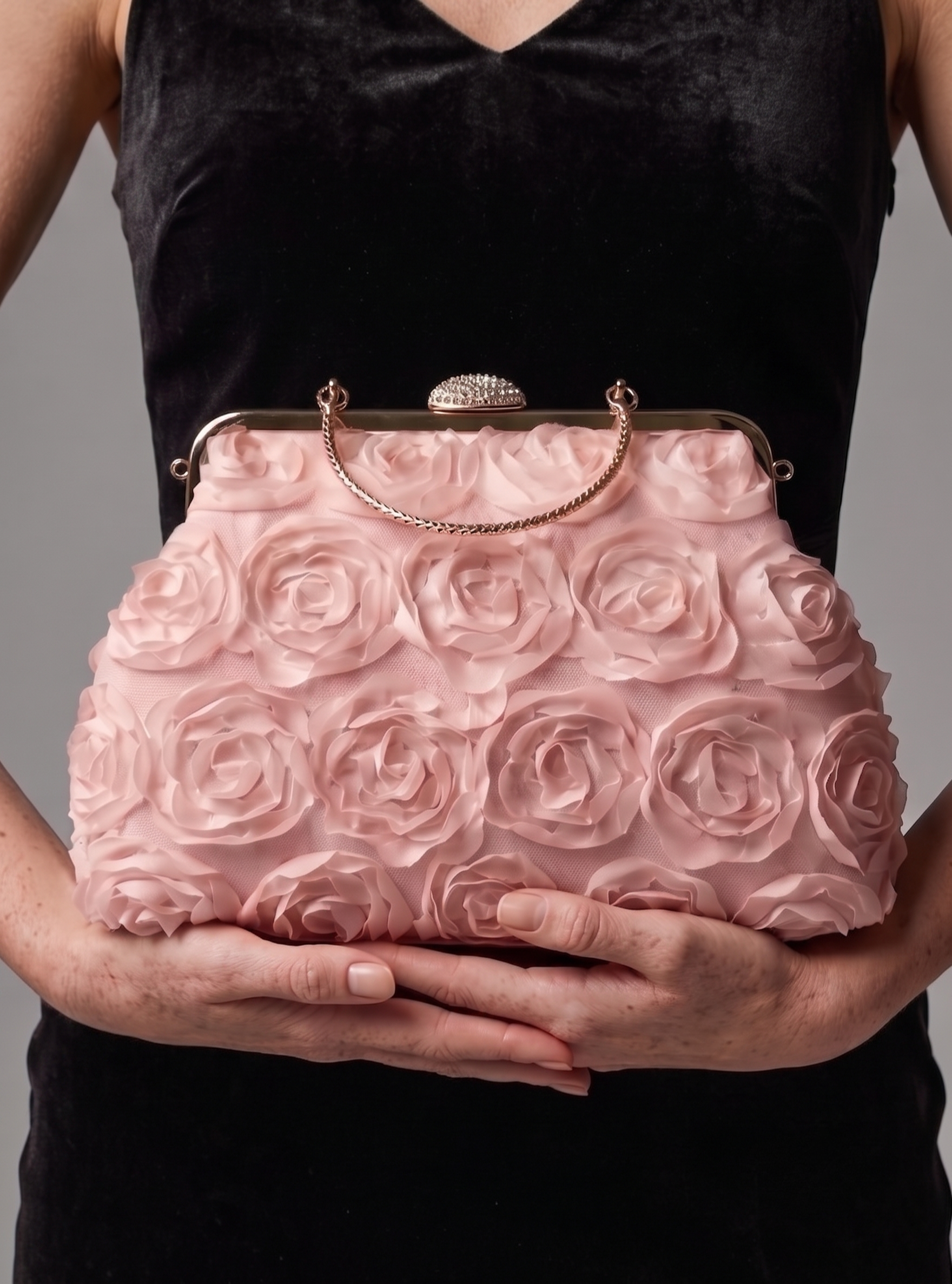 Bolso con rosas