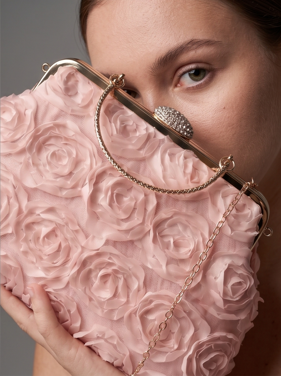 Bolso con rosas
