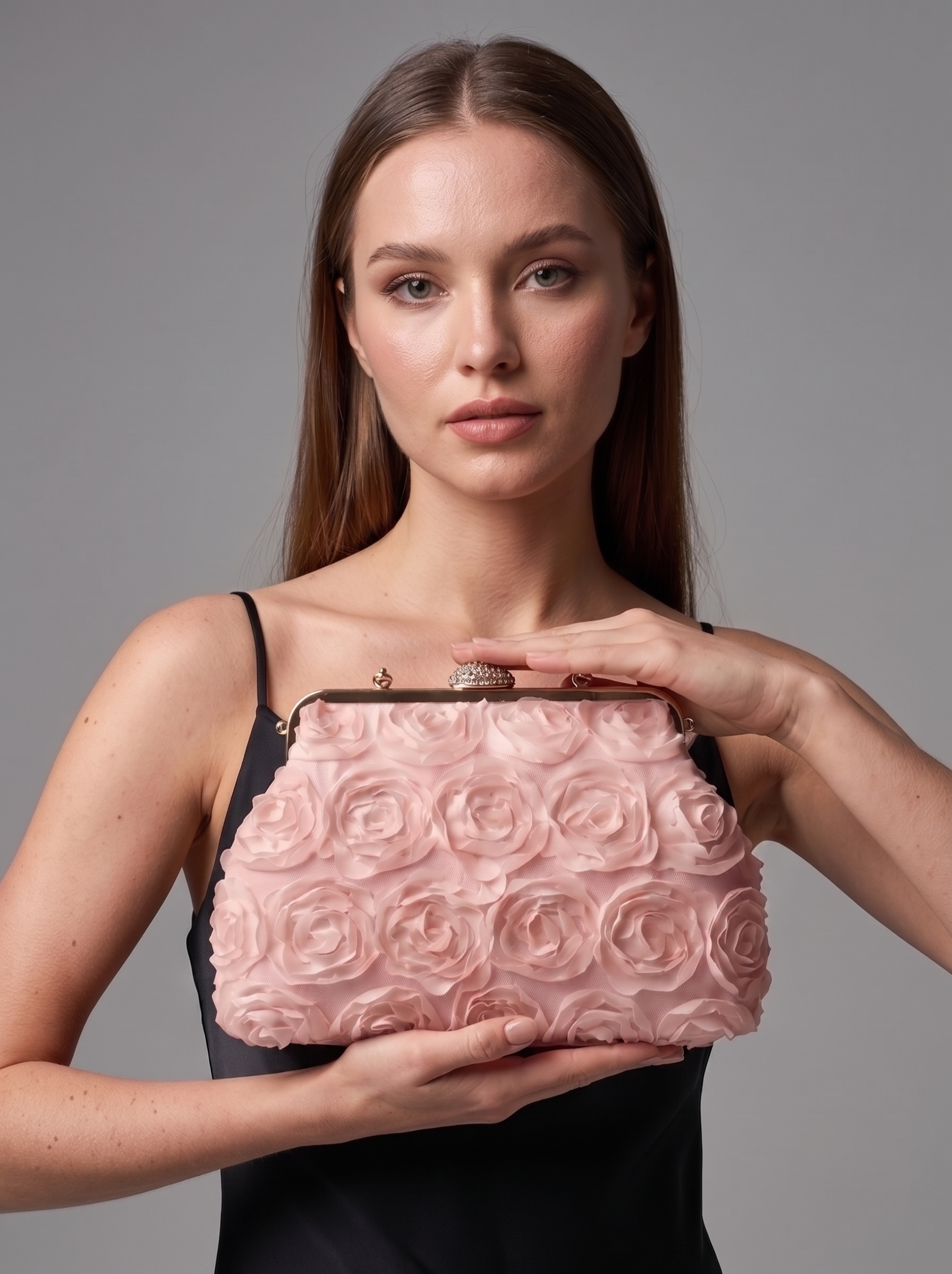 Bolso con rosas