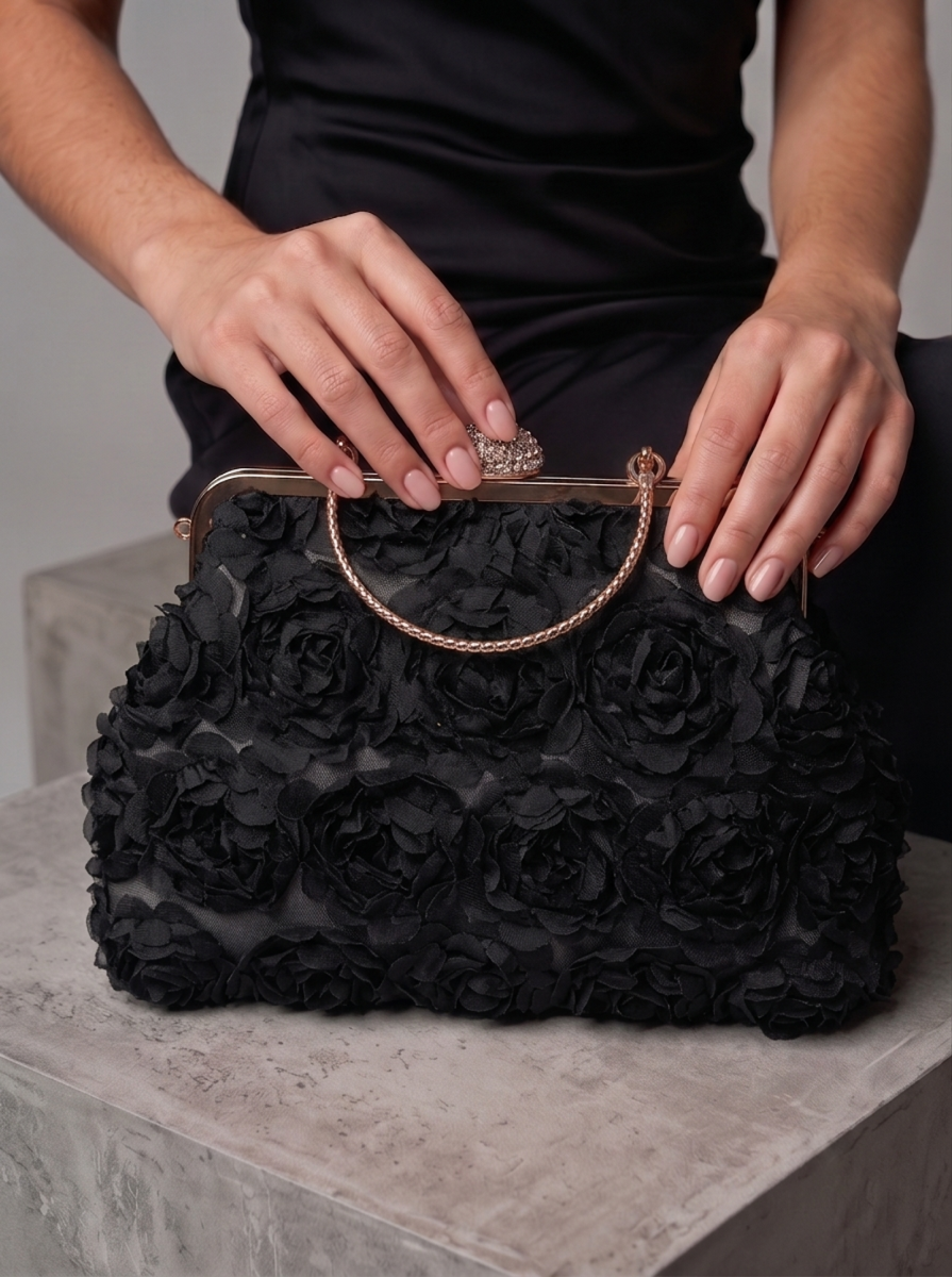Bolso con rosas