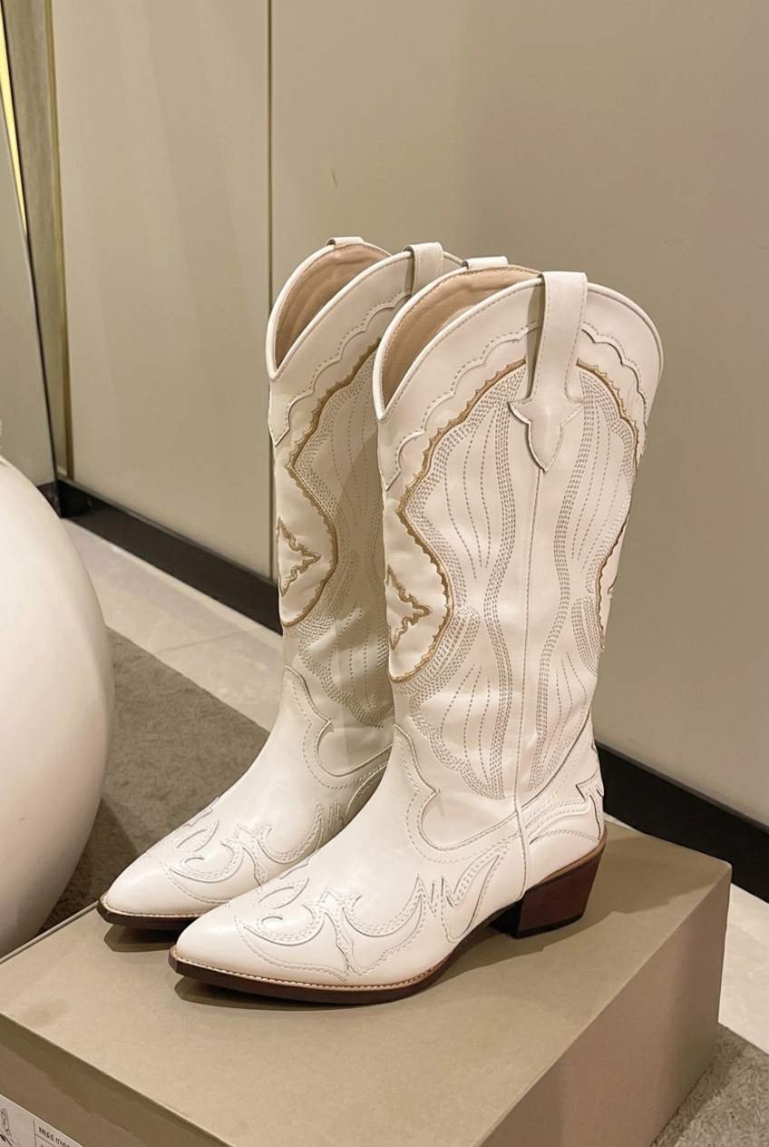 Botas altas en Cuero