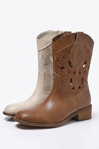 Botines Modernos en Cuero de Vaca