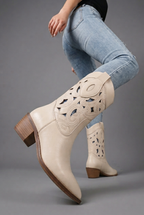 Botines Modernos en Cuero de Vaca