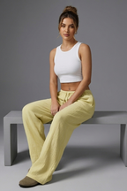 Pantalones lino básicos