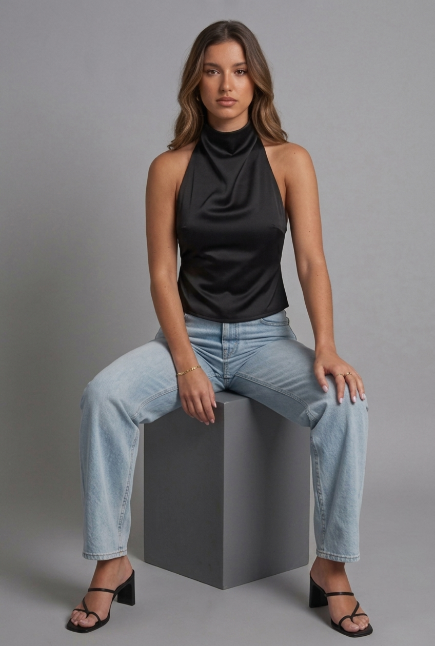 Halter Drape