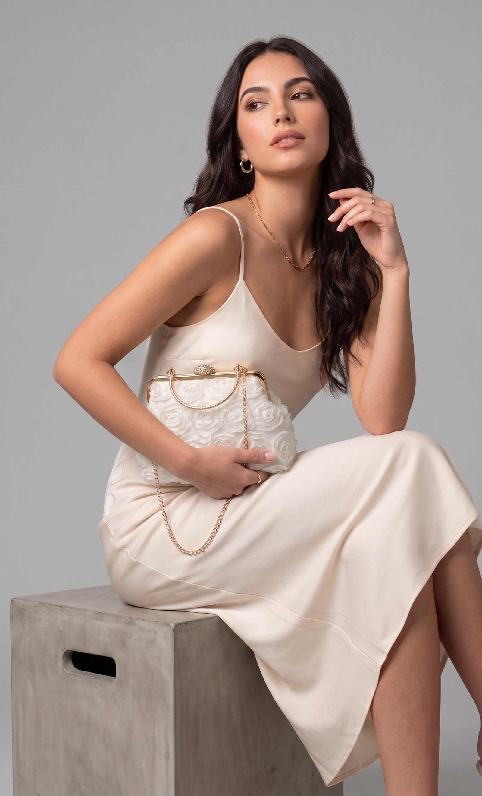 Bolso con rosas