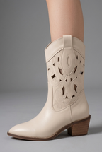 Botines Modernos en Cuero de Vaca